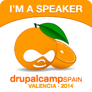I am speaker DrupalCamp Valencia 2014